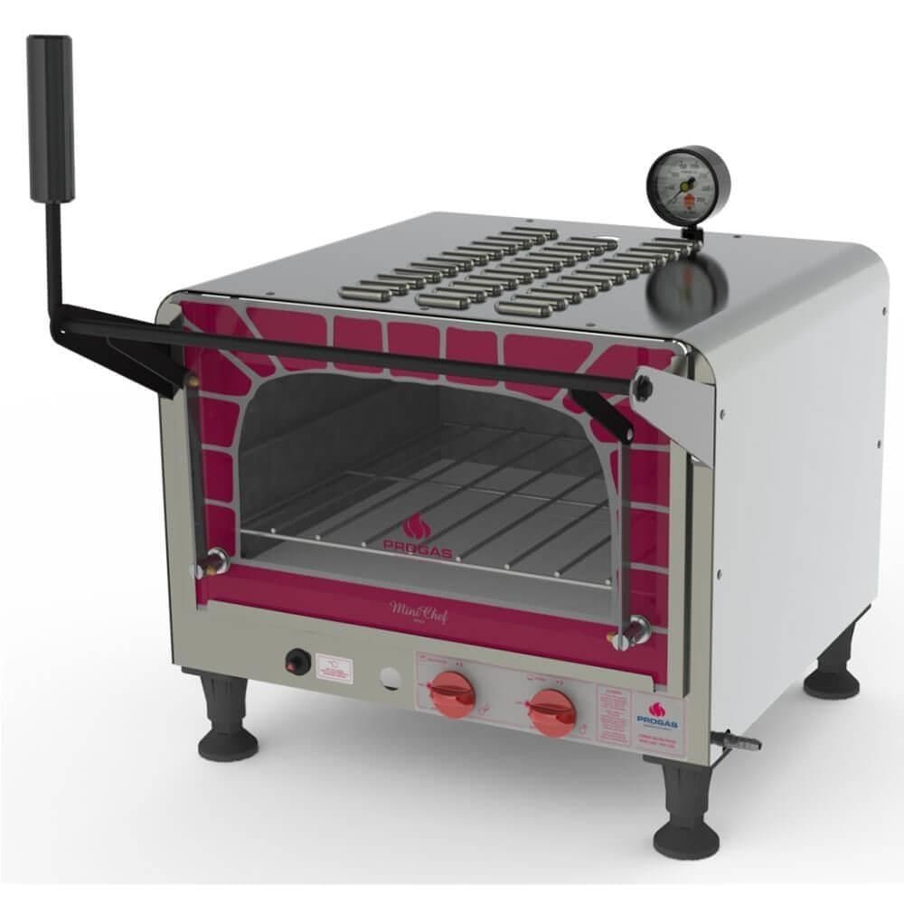 Forno Progás Refratário A Gás Mini Chef de Mesa PRP-400G Style G2