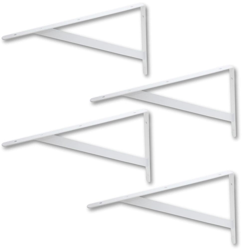 Kit 04 Un Suporte Mão Francesa Para Prateleira 23X14Cm