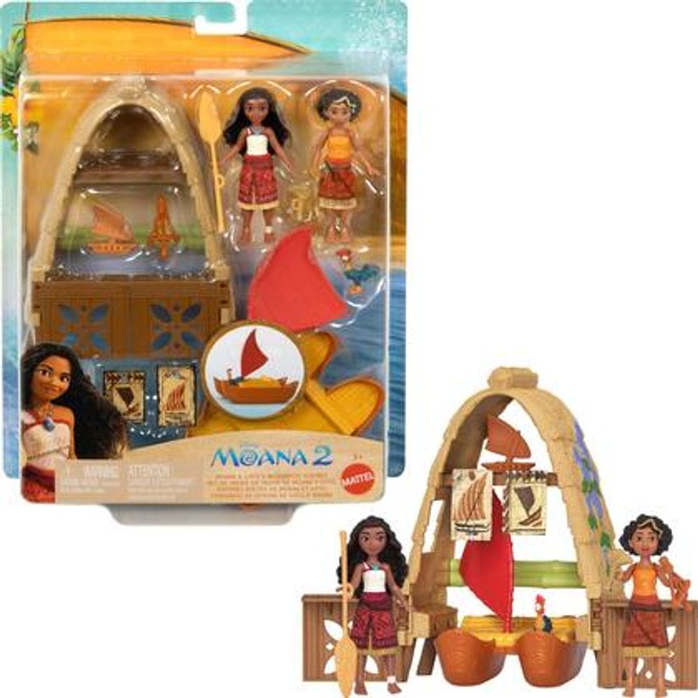 Conjunto De Oficina De Loto E Moana Disney - Mattel JBT52