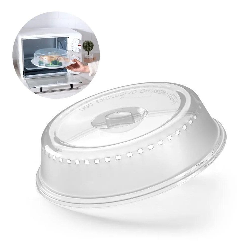 Tampa Prato Para Microondas Protetora Alimentos Comida