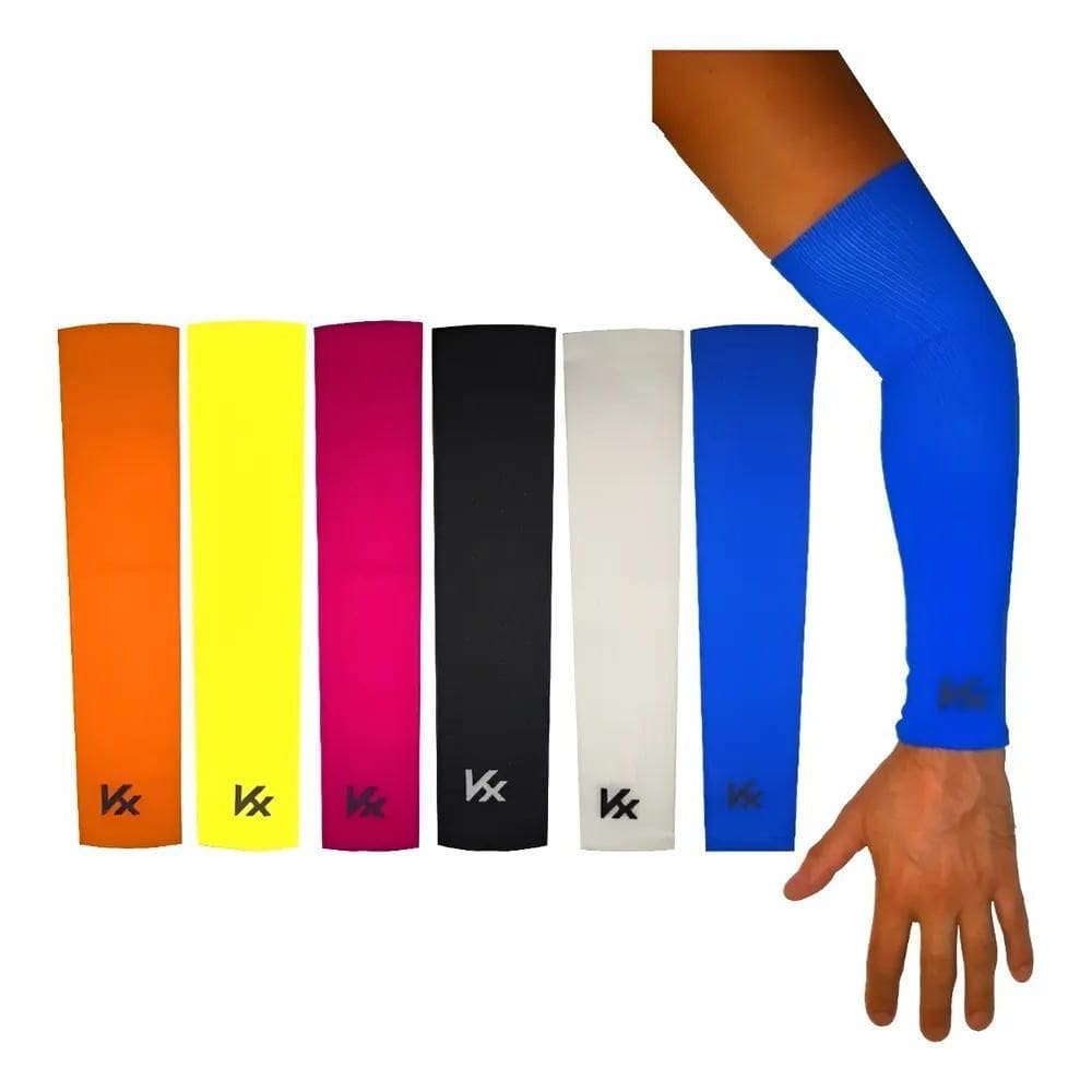 Manguito Longo Kanxa Futebol Ciclismo Vôlei Caminh Branco P/