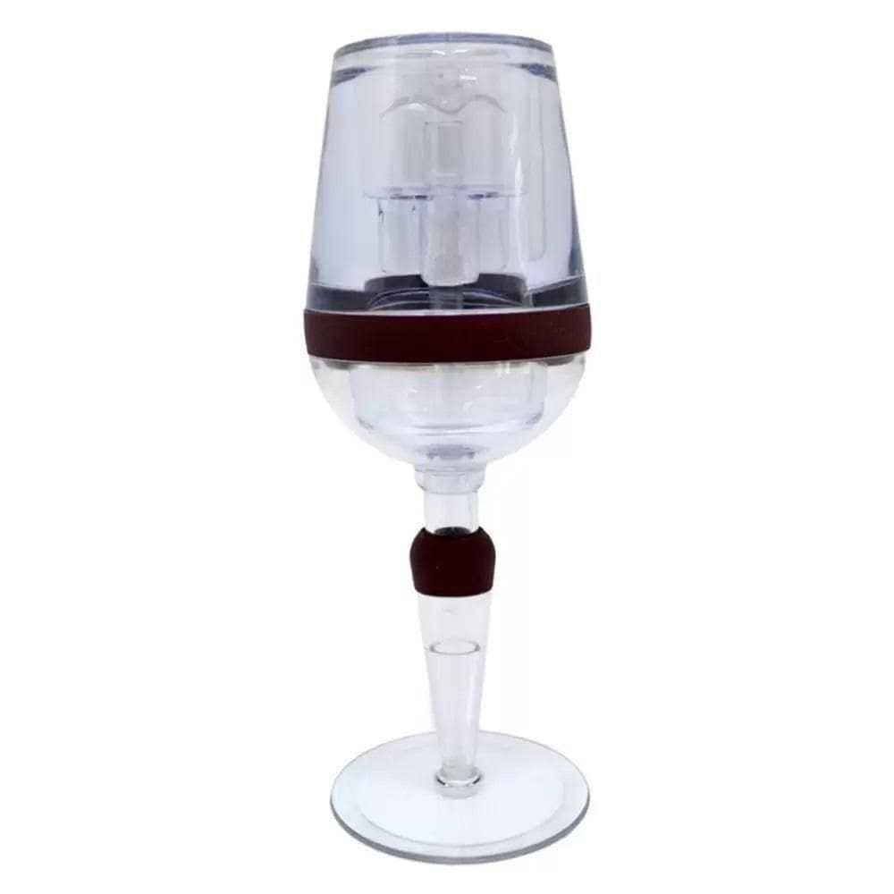Aerador De Vinho Taça Decanter Oxigenador Filtro Portátil Luxo Em Acrílico