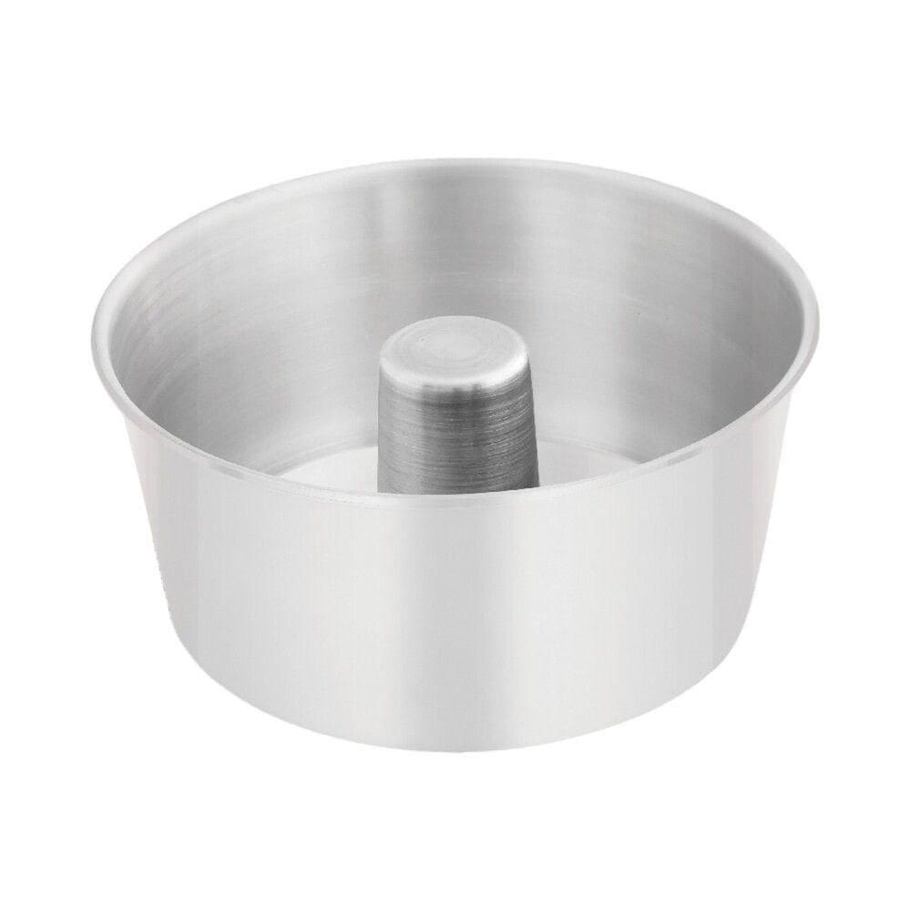 Forma Profissional De Alumínio Para Bolos E Pudins Com Furo Central - ø18cm