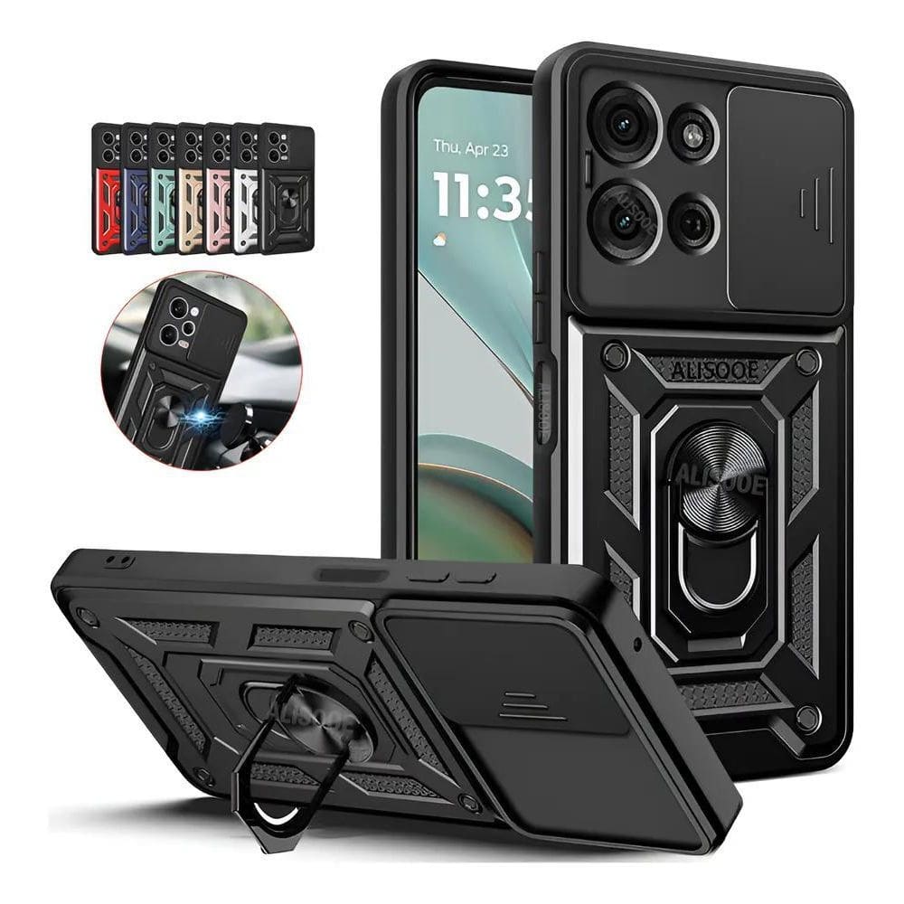 Capa Capinha Anti Impacto Militar Para Motorola Mo Preto Lux