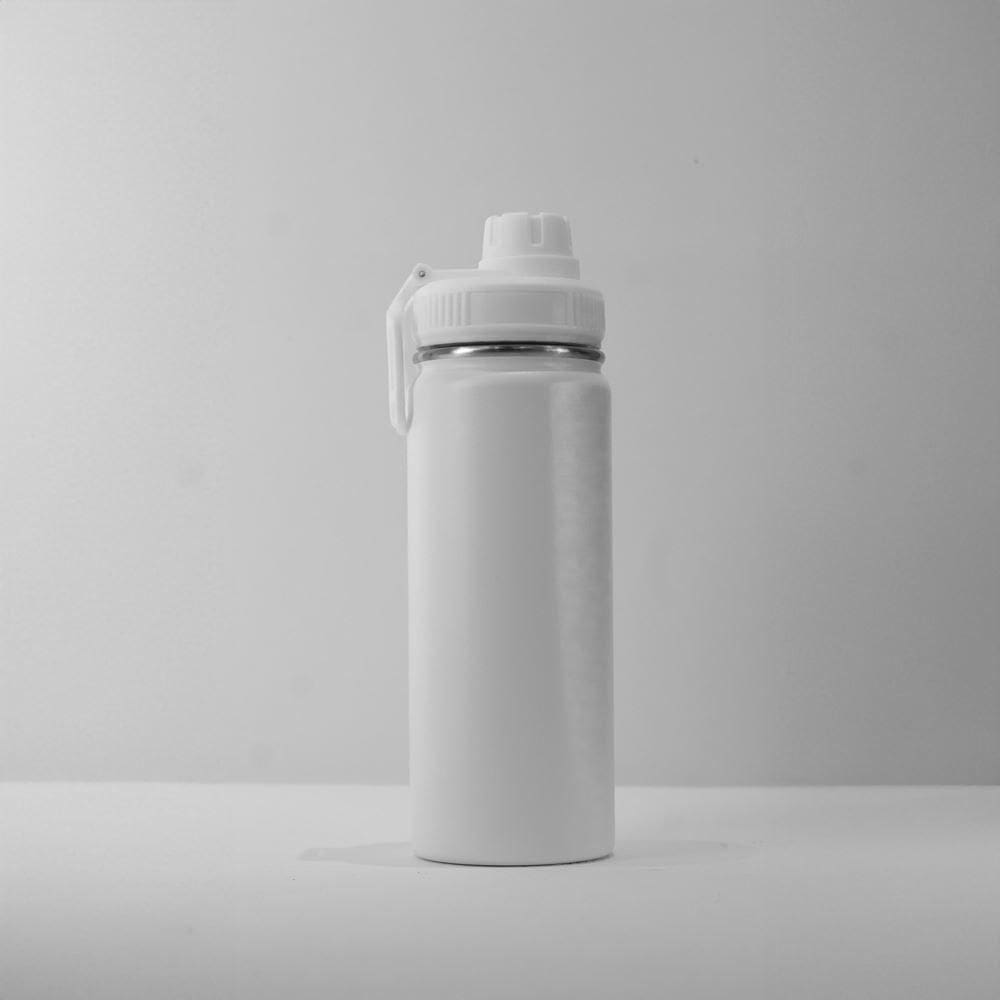 Garrafa Térmica Com Alça E Bico 570ml - Isolamento Térmico Superior, Branca E Elegante