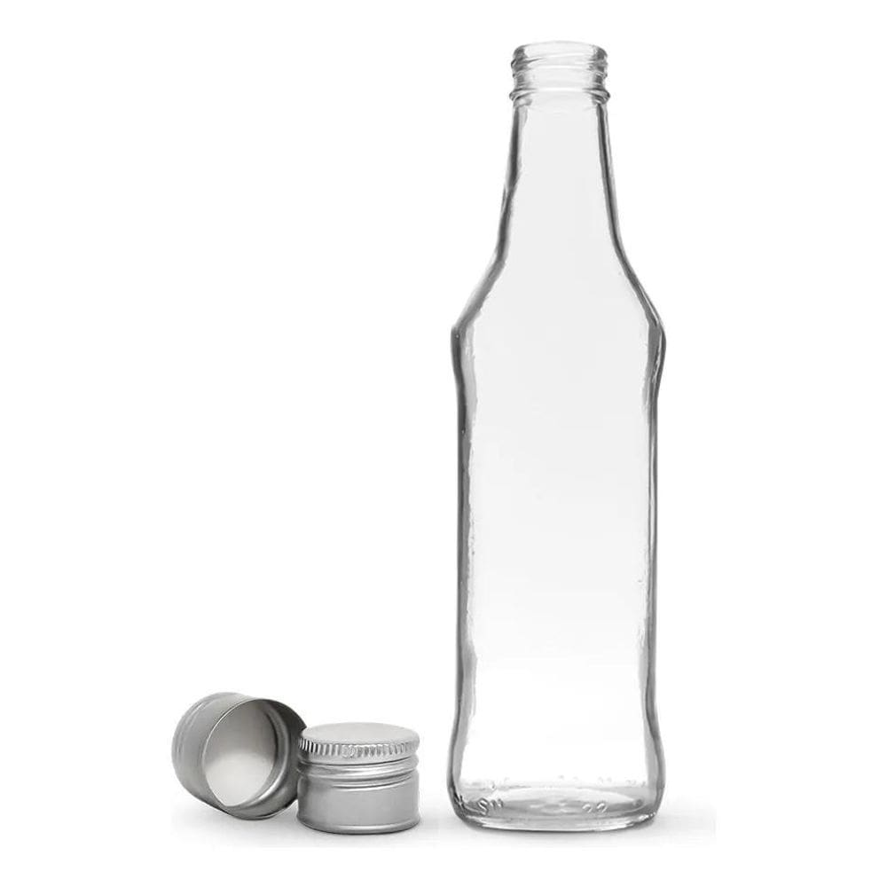 3X 24 Garrafas De Vidro New Ice 275Ml + Tampas Metálica E La