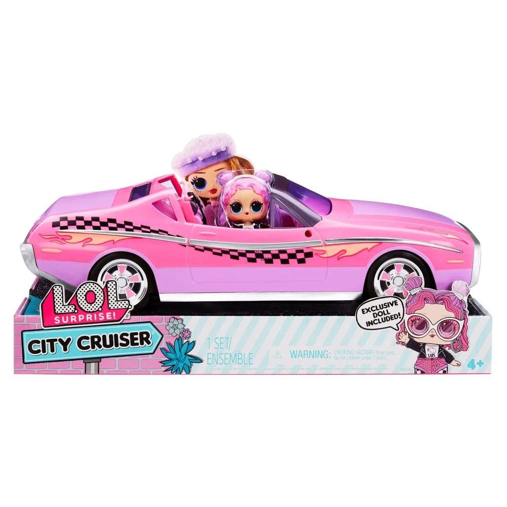 Carro Esportivo Rosa LOL Surprise City Cruiser - MGA