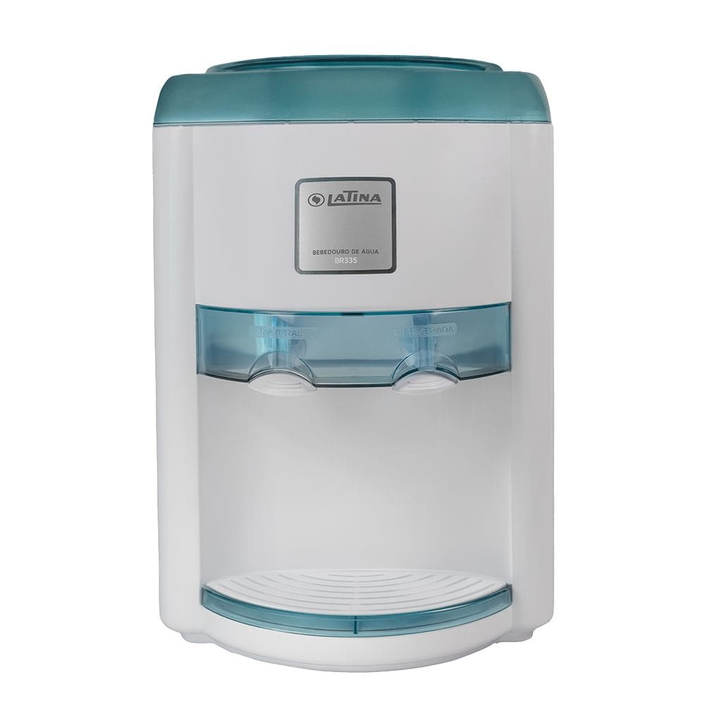 Bebedouro De Água Refrigerada Latina Br335 Branco E Verde- Bivolt