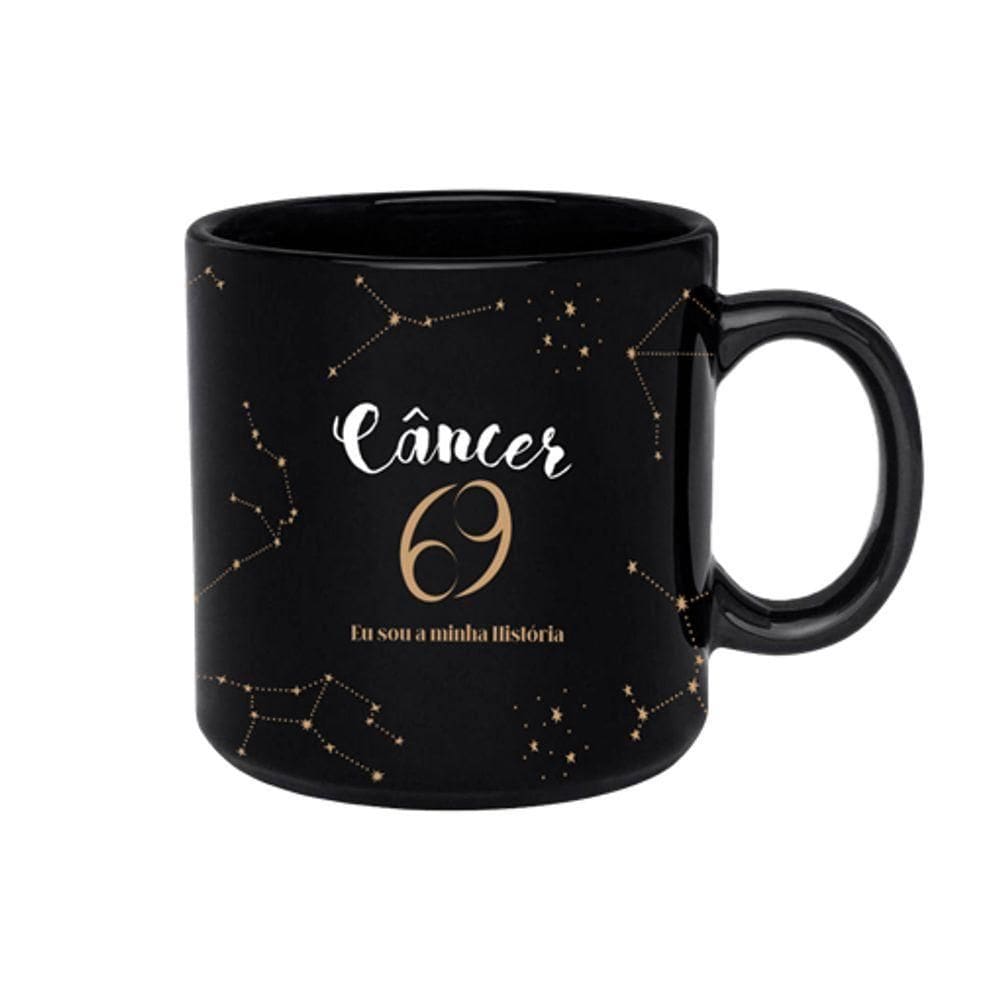 Caneca Zodiacal De Porcelana - Câncer: Misticismo E Elegância Para Suas Bebidas