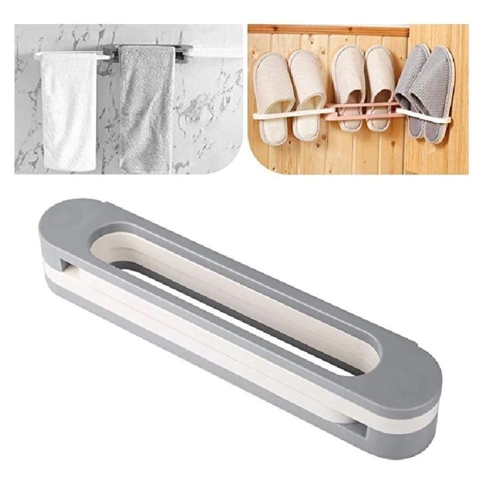 Kit Sapateira De Parede 3 Pares Organizador De 6 Chinelos Pantufa Suporte Multiuso Guarda Roupa Armário Porta Toalha