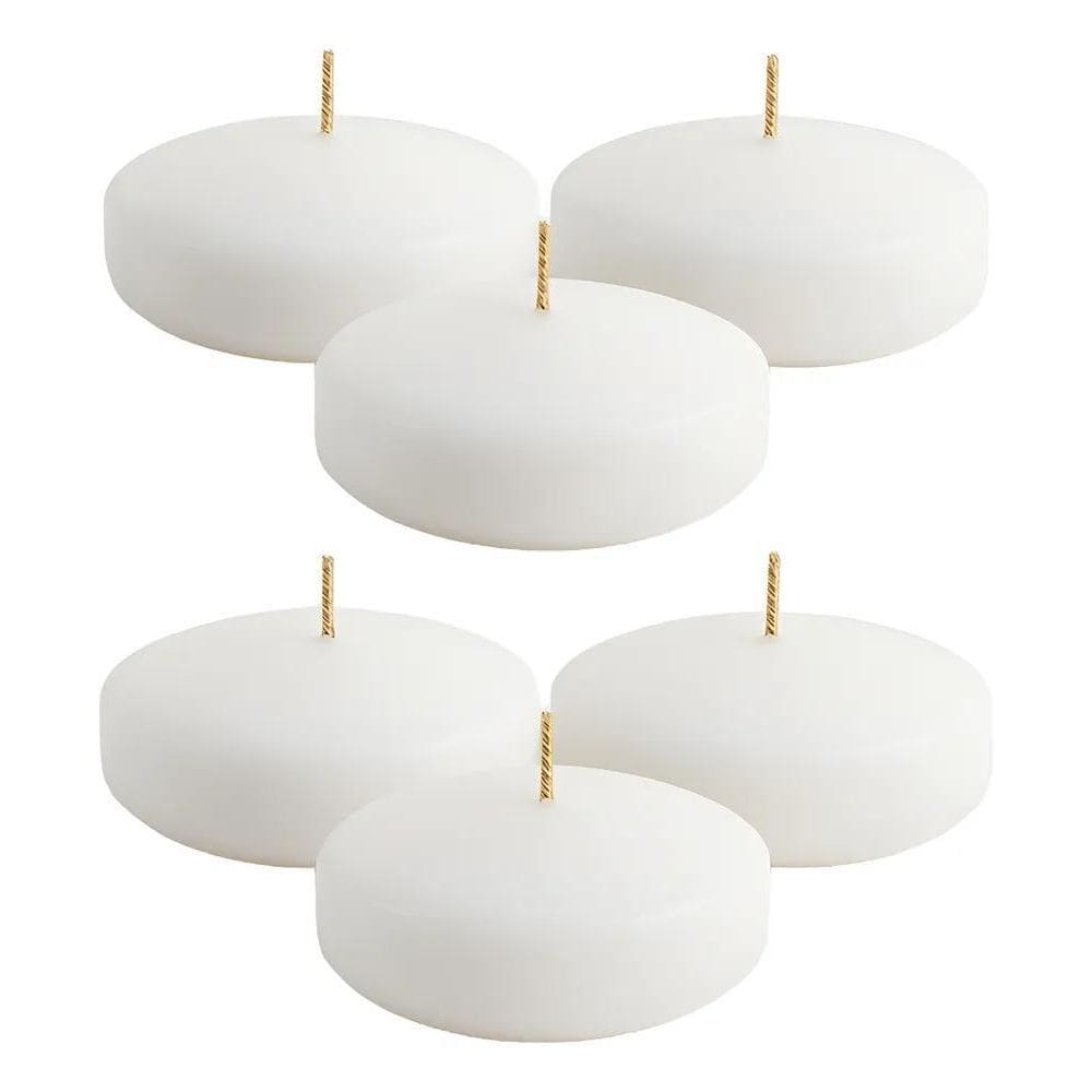 3X Velas Flutuante Decoração 18 Horas Festas - Kit 6 Unidade