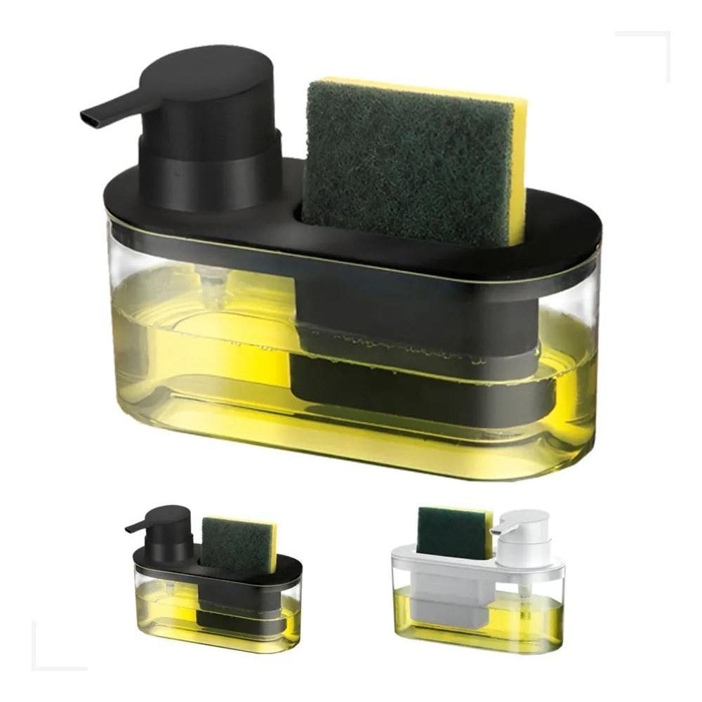 10X Dispenser Detergente Porta Bucha Pia Cozinha Organizado