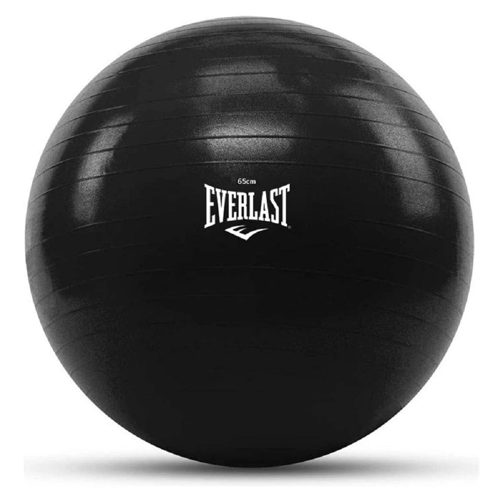 Bola De Pilates 55Cm Preto Gb-001-Black-55Cm-900G Everlast