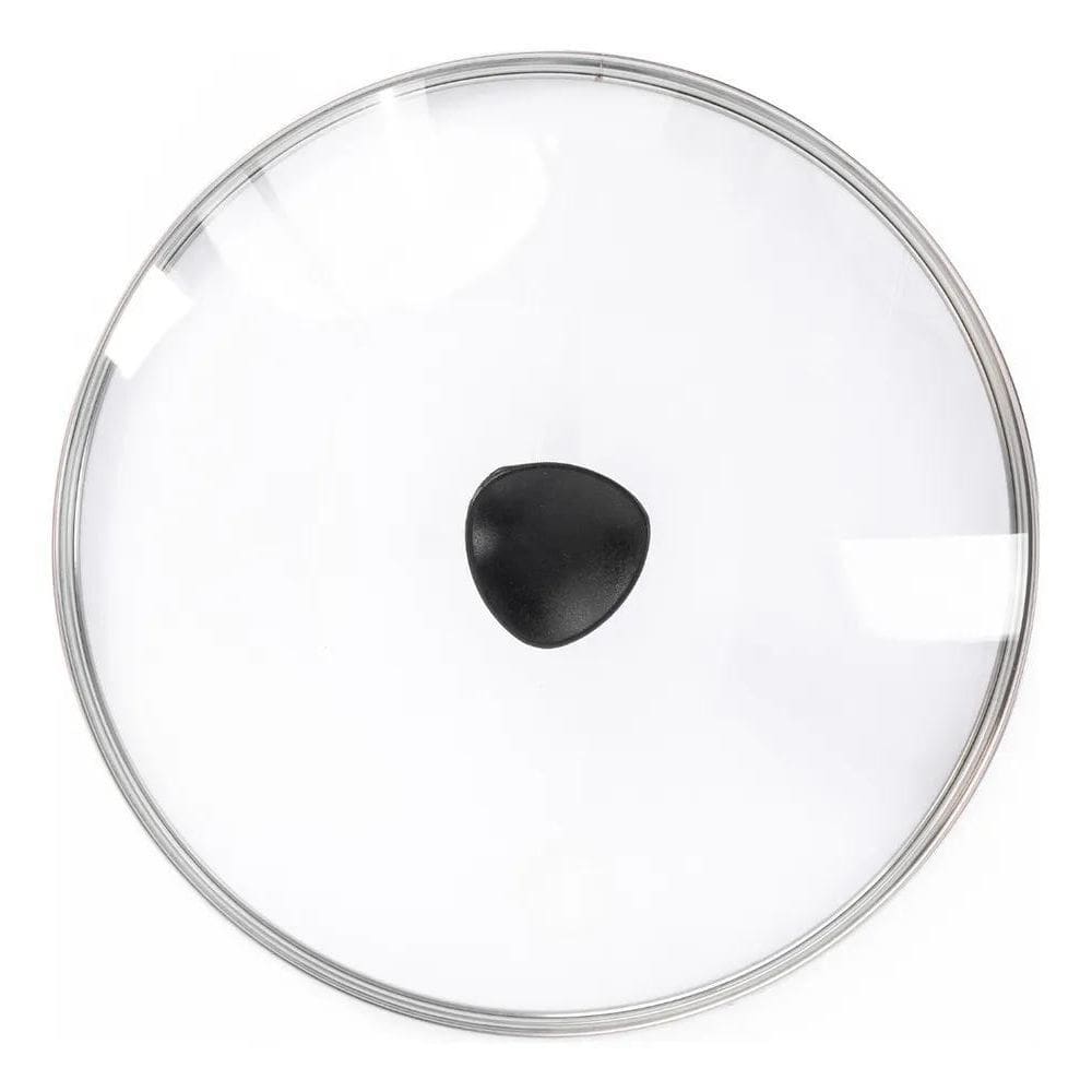 2X Tampa De Vidro Temperado 28 Cm Para Panelas E Frigideiras