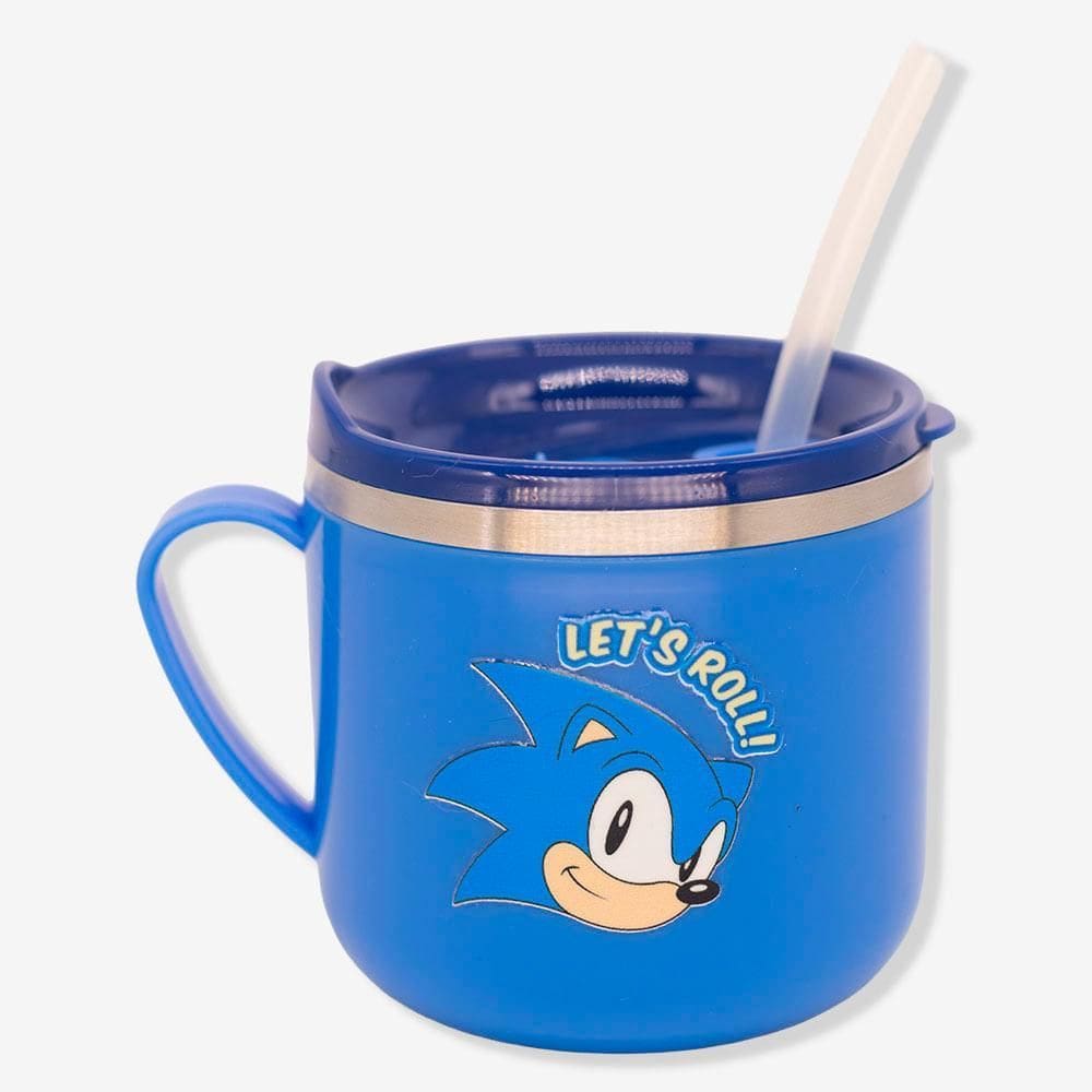 Caneca Flip Infantil Sonic