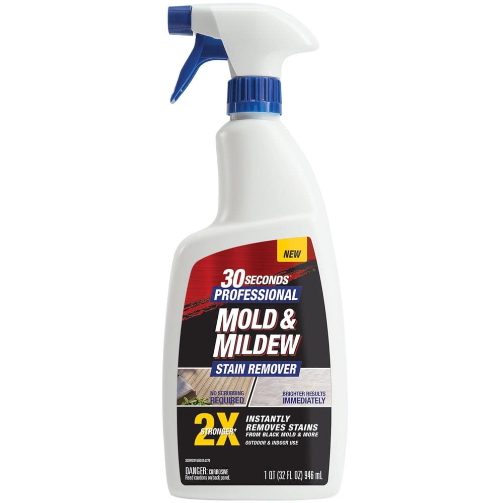 Removedor de manchas 30 SECONDS Pro Mold & Mildew 960 ml sem esfoliação