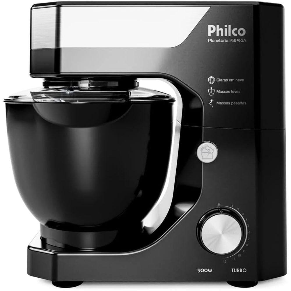 Batedeira Planetária Philco PBP90A 5l 12 Velocidades 900W 110V
