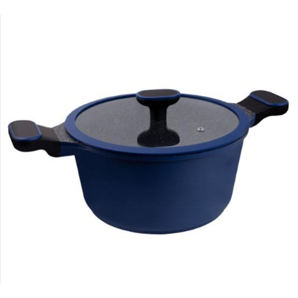 Caçarola Marine Hercules 28Cm Antiaderente Cerâmico Azul