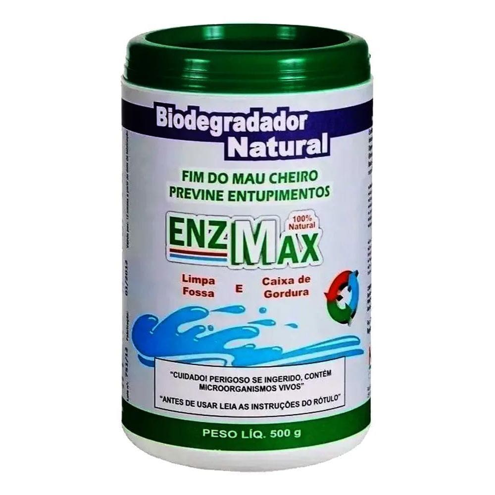 Enzmax Enzimas Limpa Fossa Séptica E Caixa De Gordura 500G