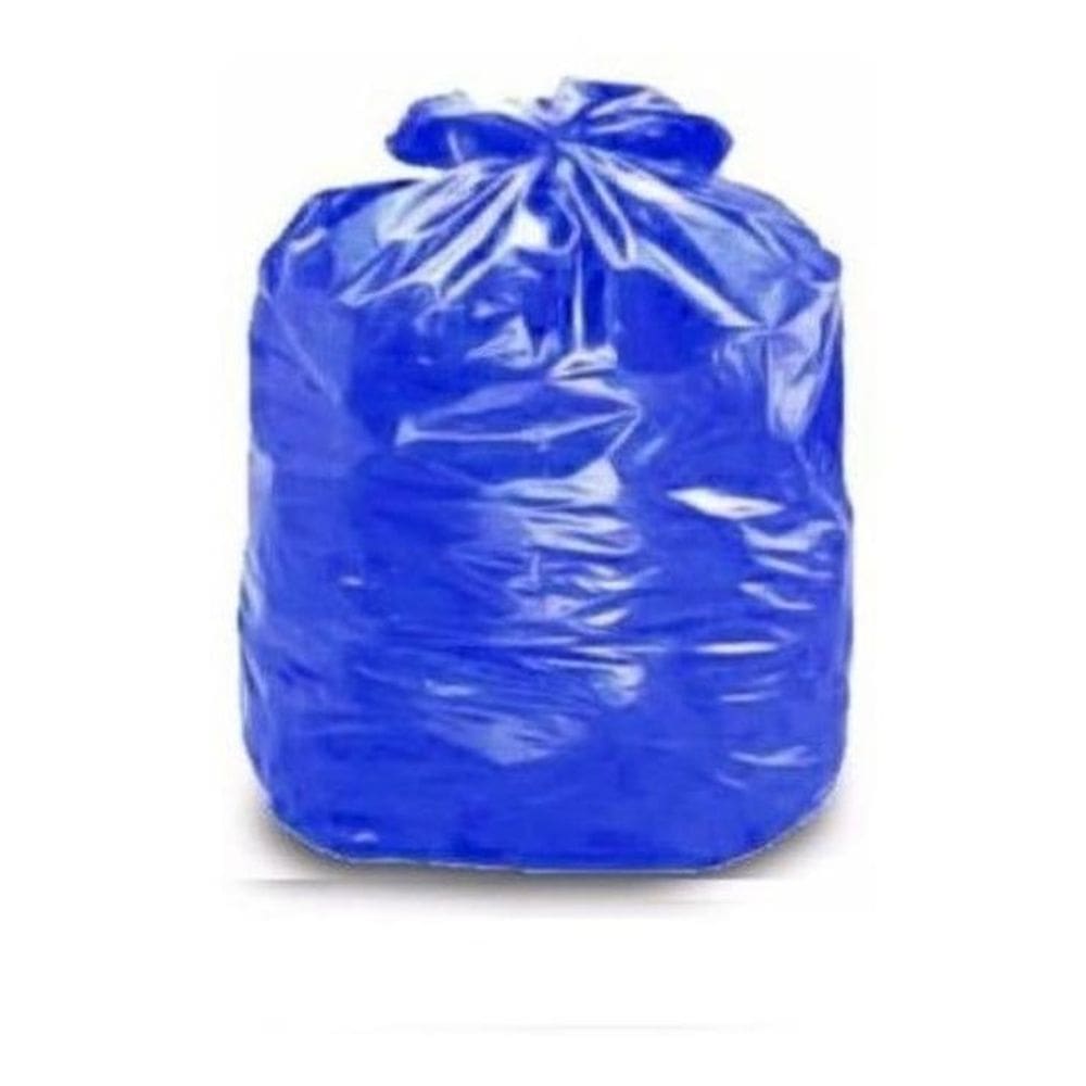 Saco Azul Para Lixo 20 Litros  100 Unds  Coleta Seletiva