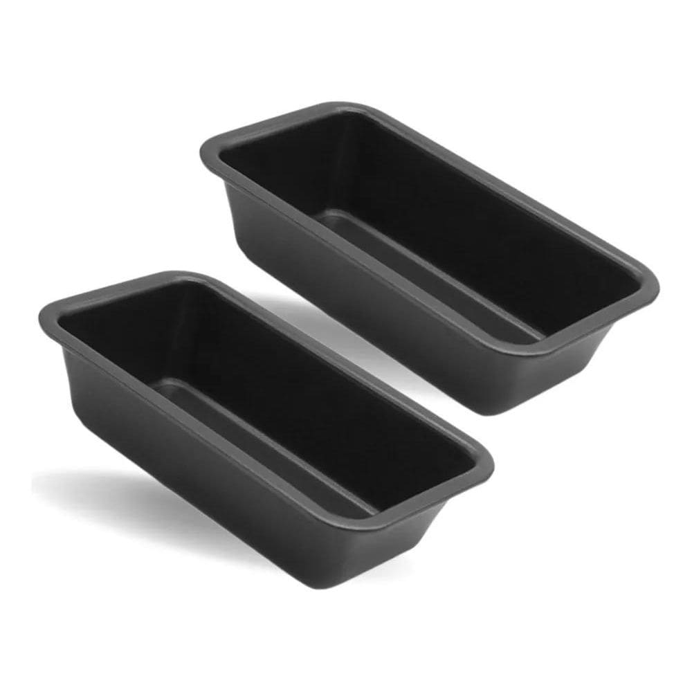 3X Kit 2 Forma De Pão Antiaderente Assadeira Bolo Inglês Gra