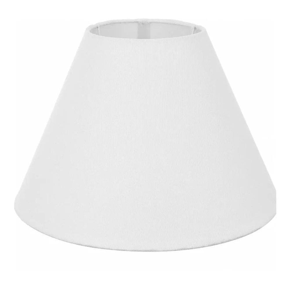 Cúpula Para Abajur Pequeno Kfl Decor Cônica 25 Cm T Branco