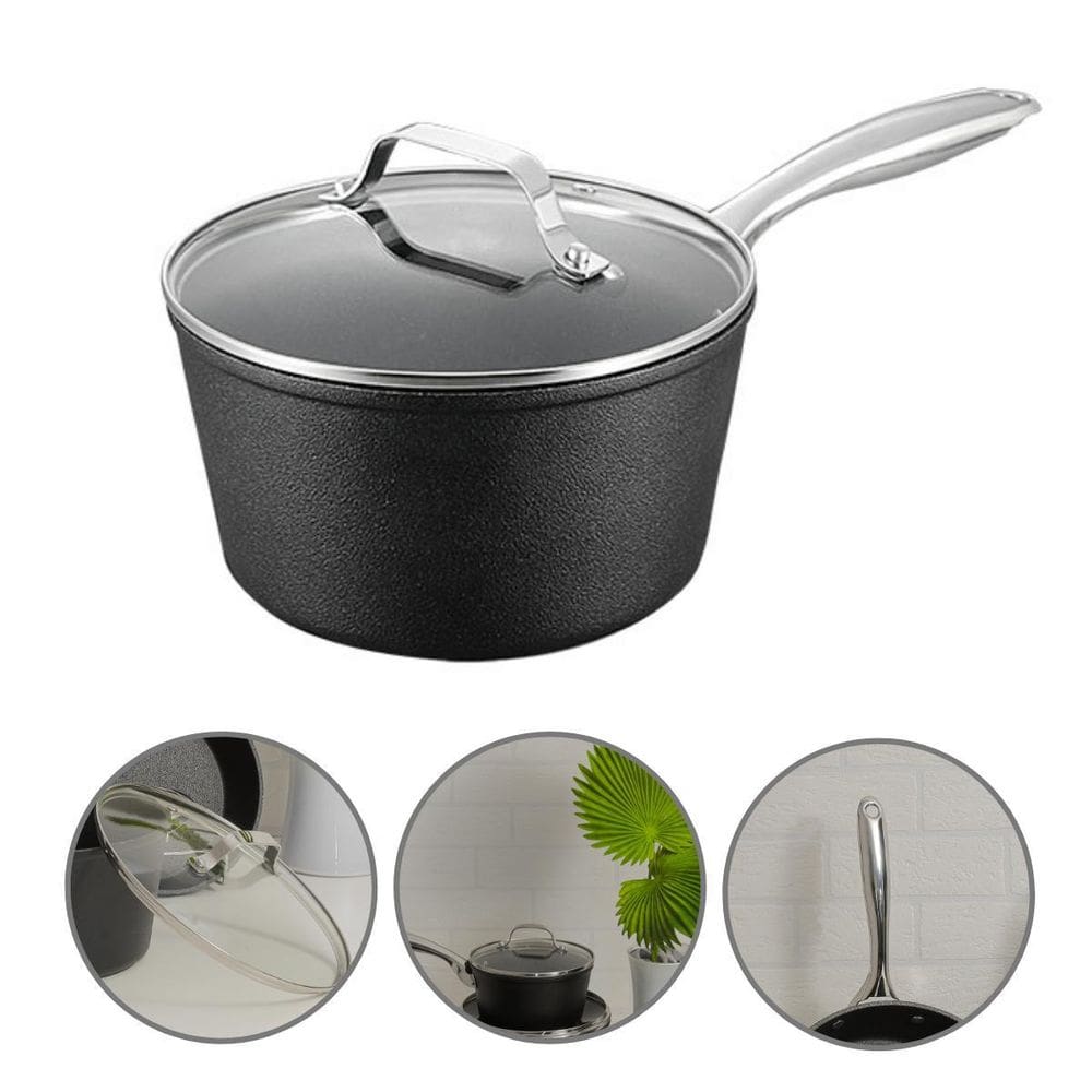 Panela Avulsa 16Cm Revestimento Antiaderente Titânio Tampa