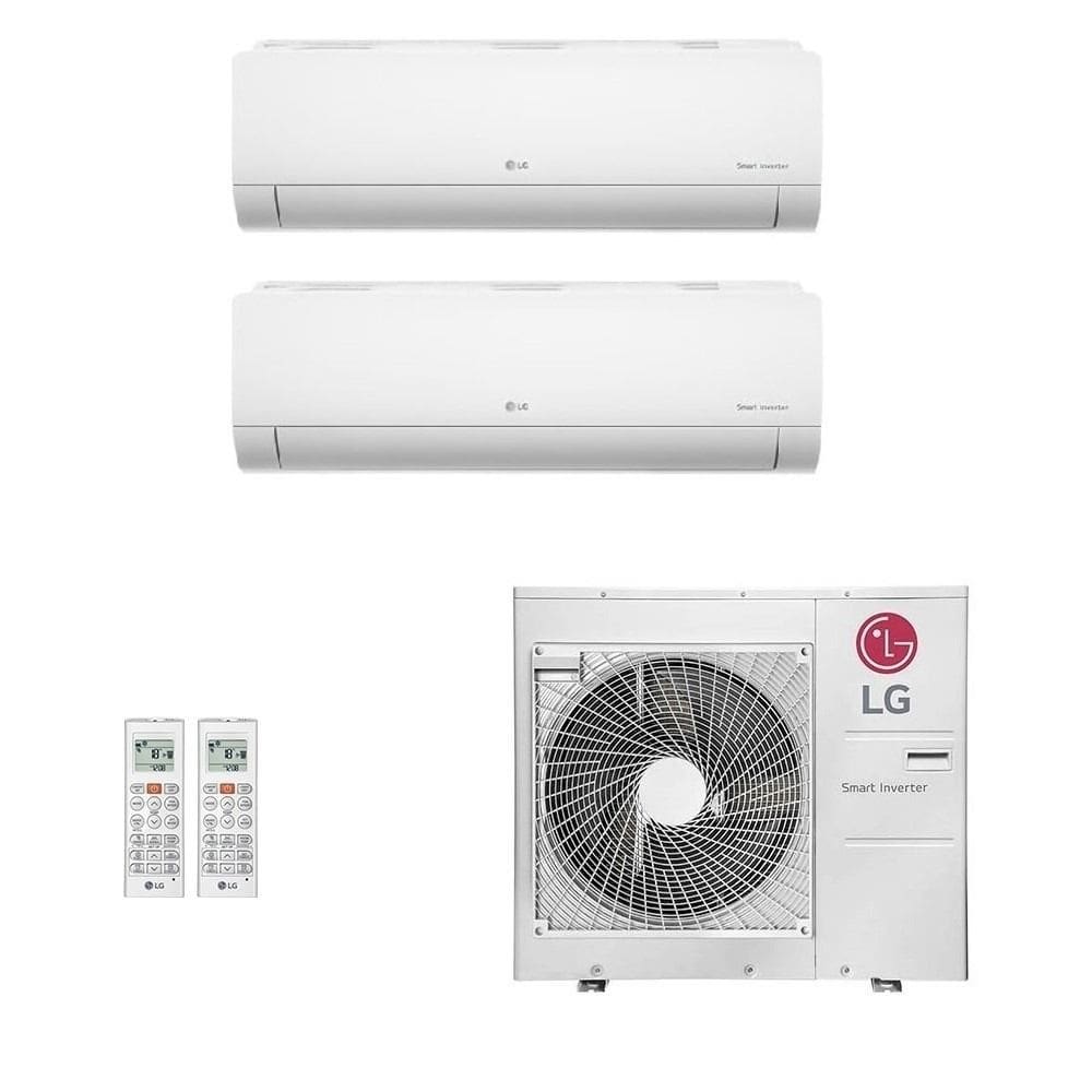 Ar-Condicionado Multi Split Inverter LG 36.000 (2x Evap HW 18.000) Quente/Frio 220V