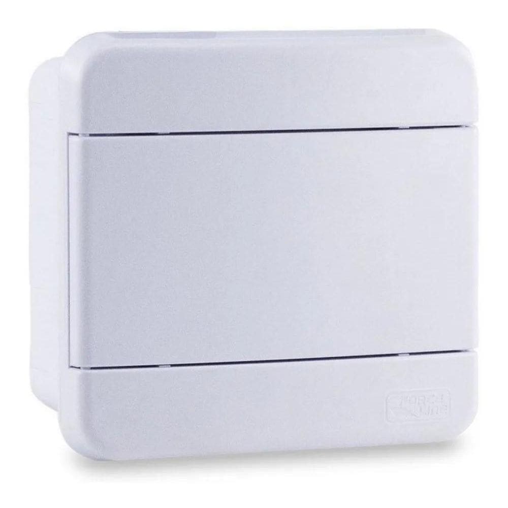 10X Quadro Distribuicão 4 Disjuntores Din Br Sobrepor Force