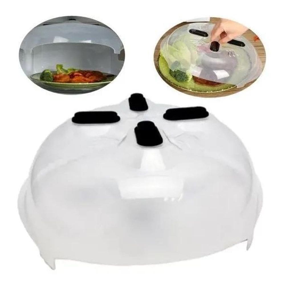 Tampa Magnética Protetora De Alimentos Para Micro-Ondas 30Cm