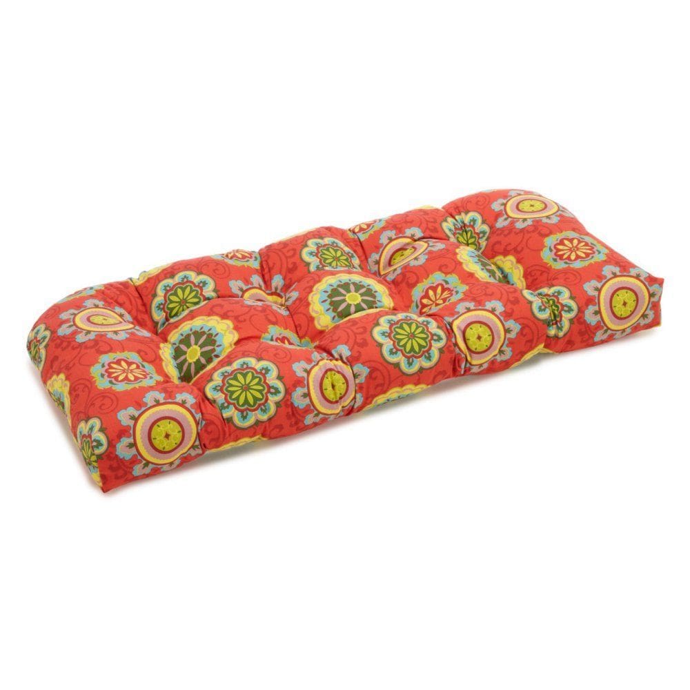 Almofada Loveseat Blazing Needles Outdoor Montserrat Sangria