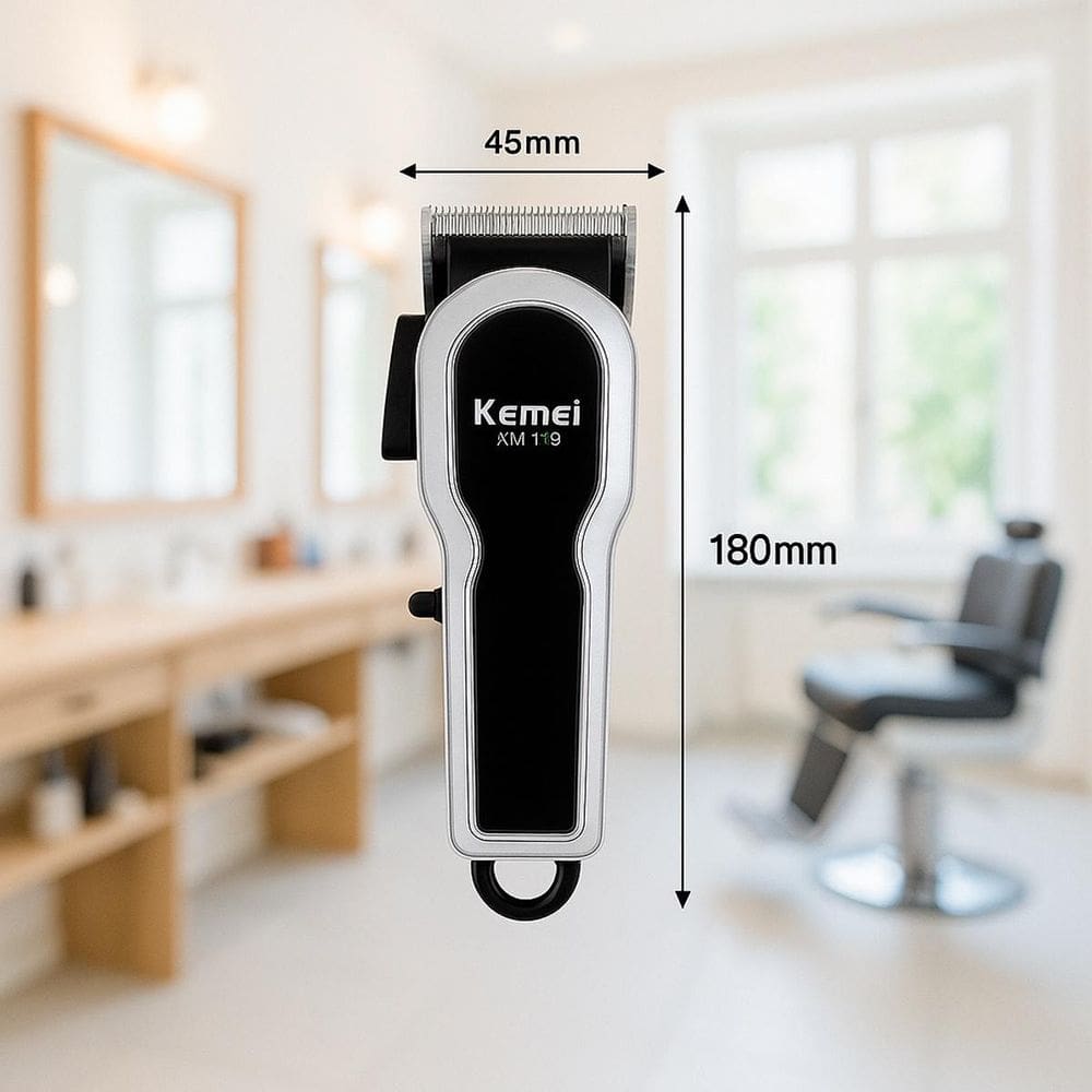 Kemei Digital Compacta Bivolt Recarregável