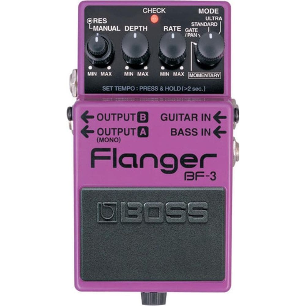 Pedal Boss Bf-3 Flanger - Roxo