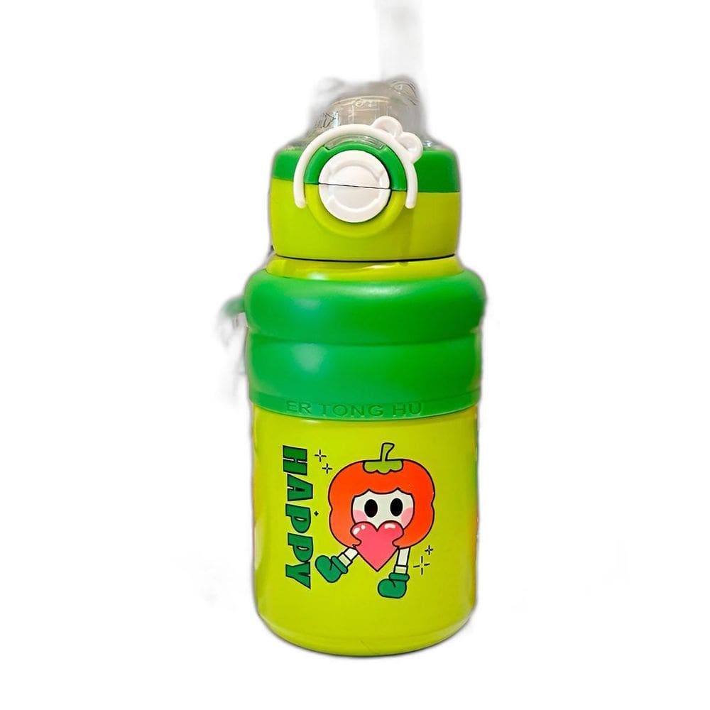 Garrafa Infantil Térmica Divertida Inox Resistente