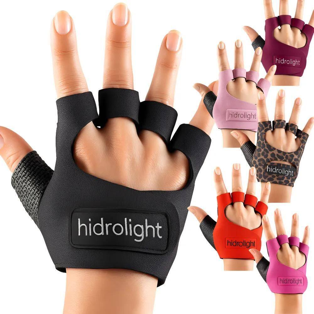 Luva Musculação Neoprene Antiderrapante Cros Rosa-Claro P