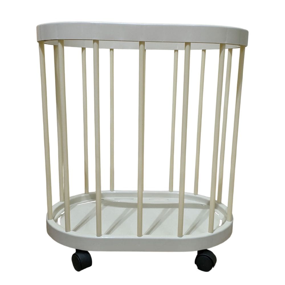 Cesto Organizador Rodinhas Carrinho Multiuso Banheiro Cozinha Sala Casa Salao Guarda Organiza Roupa Acessorios Objetos