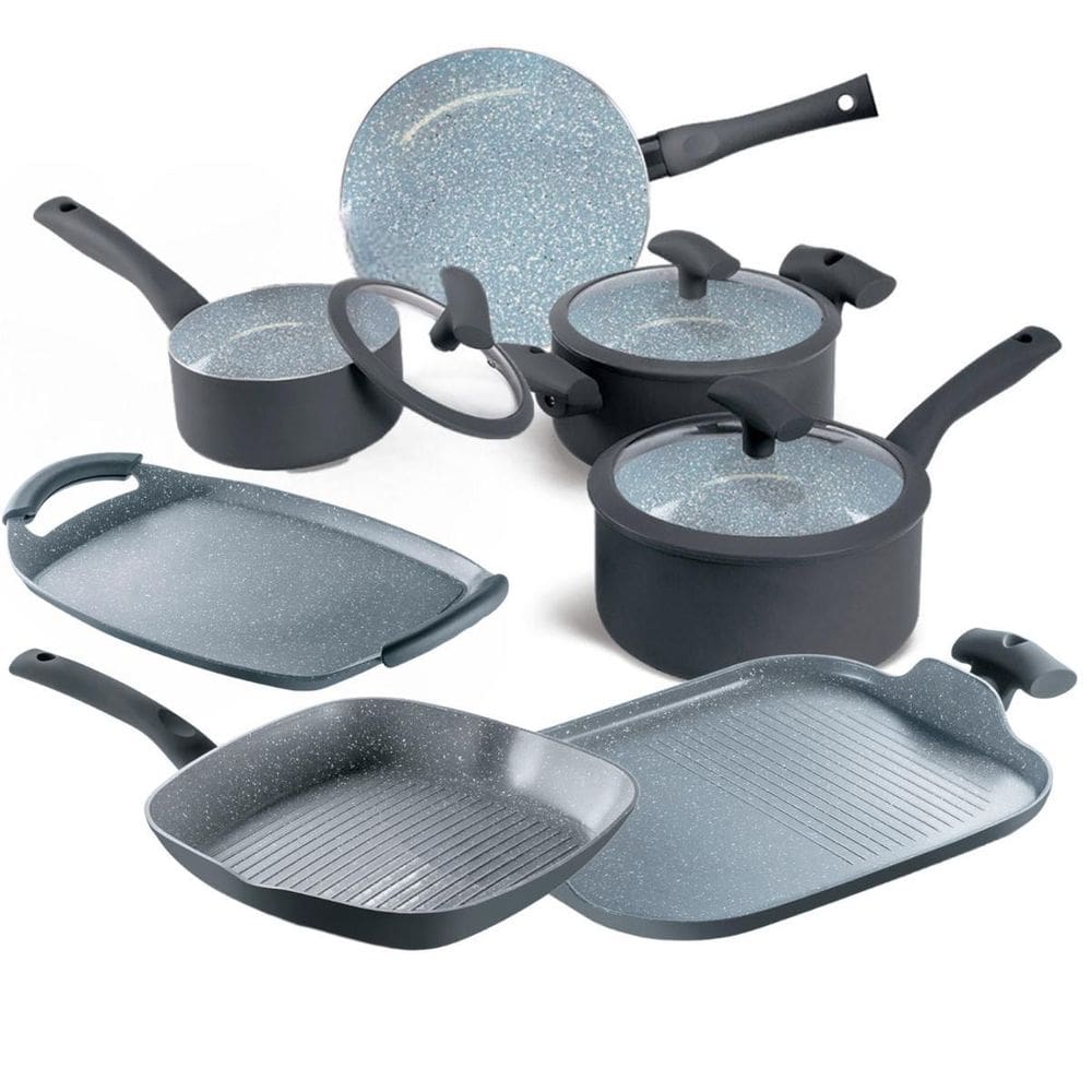 Jogo Panelas Hercules Revestimento Ceramico Indução 7 Peças