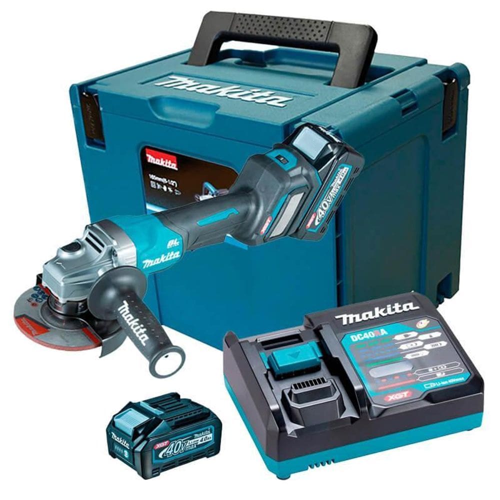 Esmerilhadeira Angular 125Mm A Bateria 40V Xgt Makita