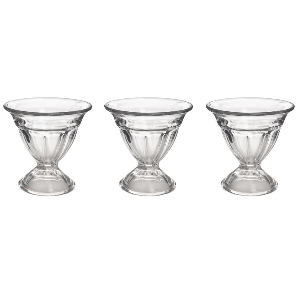 Jogo De Taça De Sorvete Marguerite 150 Ml 3 Peças