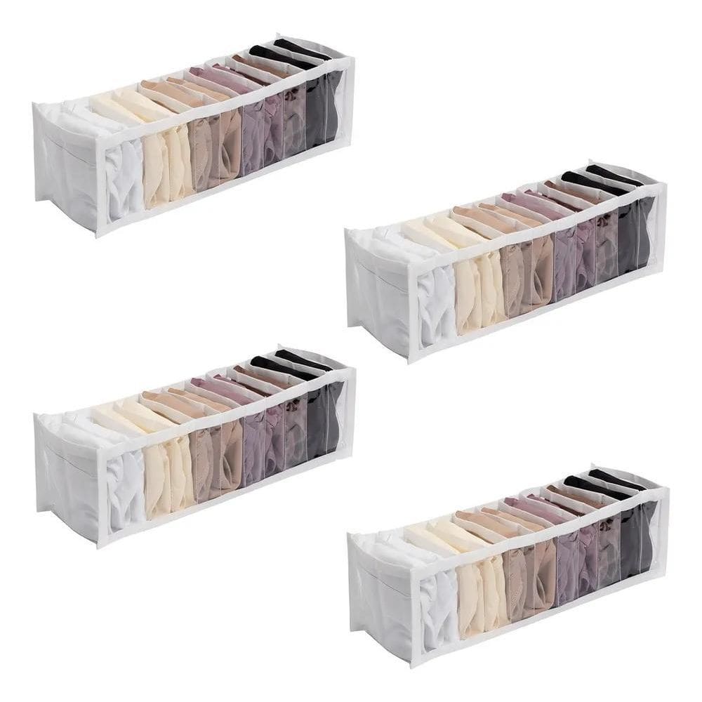 10X Kit 4 Colmeias Organizadoras De Gaveta Calcinha Bebe Cl