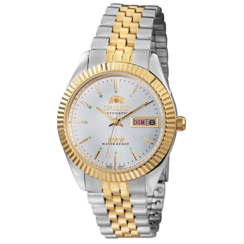 Relógio Orient Masculino Ref: 469ed1nh S1sk Automático Clássico Bicolor