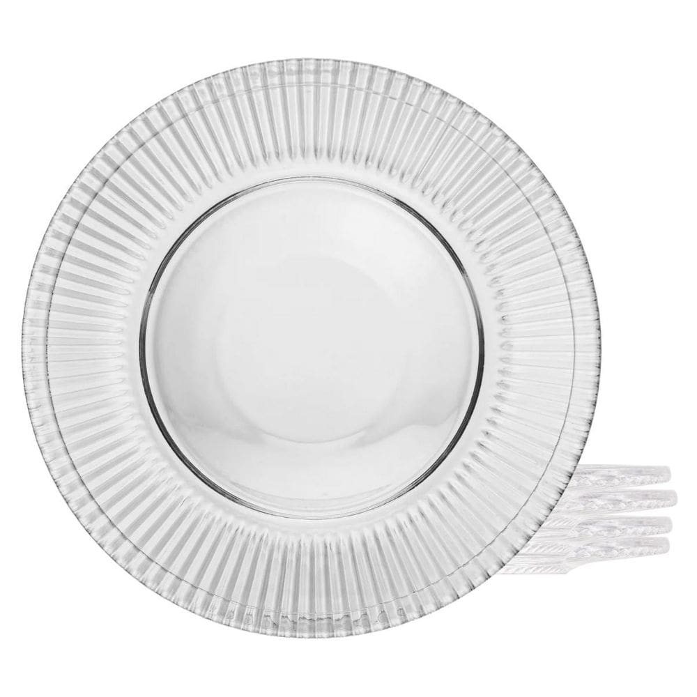 Jogo De Pratos Sobremesa 22,5Cm Kit 4Pçs Renaissance Lyor