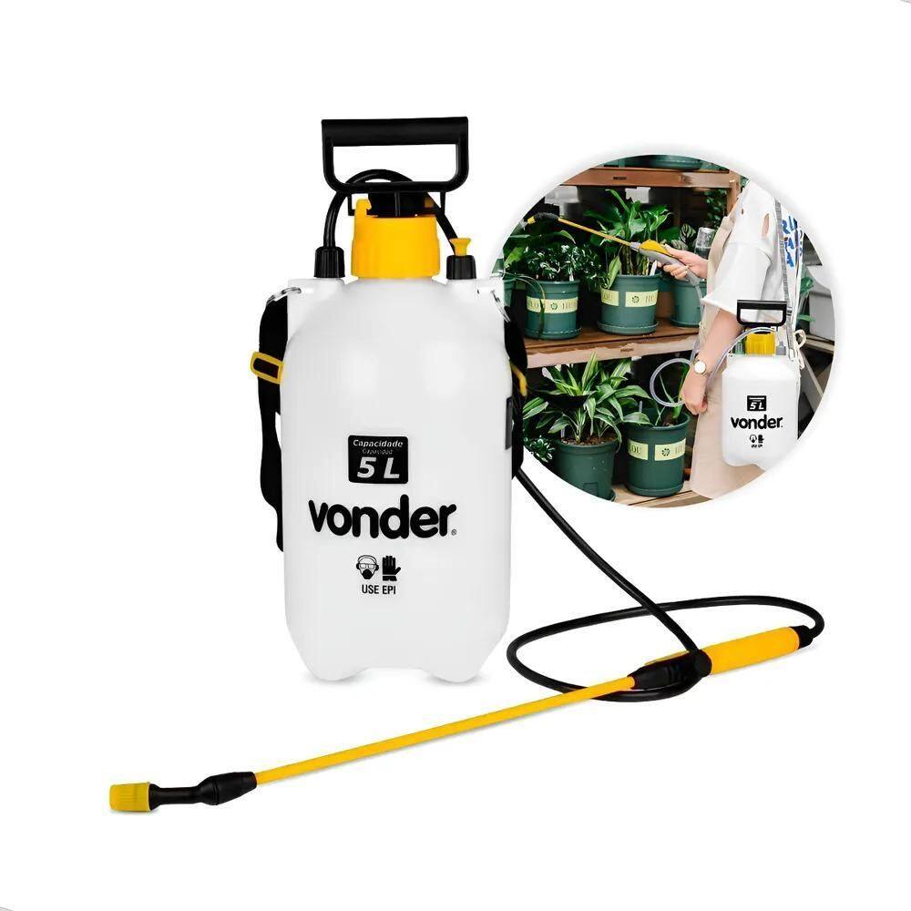 2X Melhor Pulverizador Manual 5 Litros Bomba Pressão Água Ma