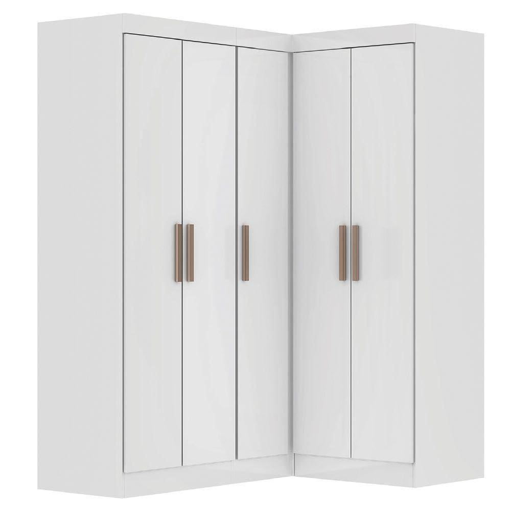 Quarto Modulado De Canto Madrid Com 5 Portas Maxel
