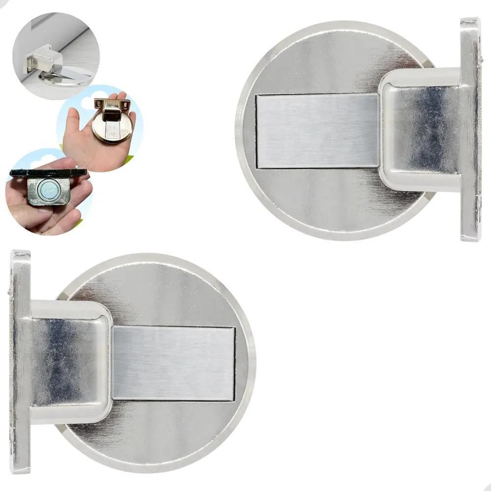 Segurador Magnetico De Porta Prendedor De Porta Chão 2 Peças