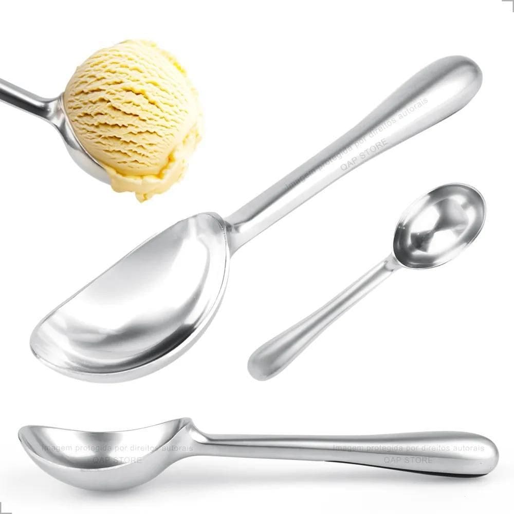 2X Colher De Sorvete Pegador Resistente Açaí Bo