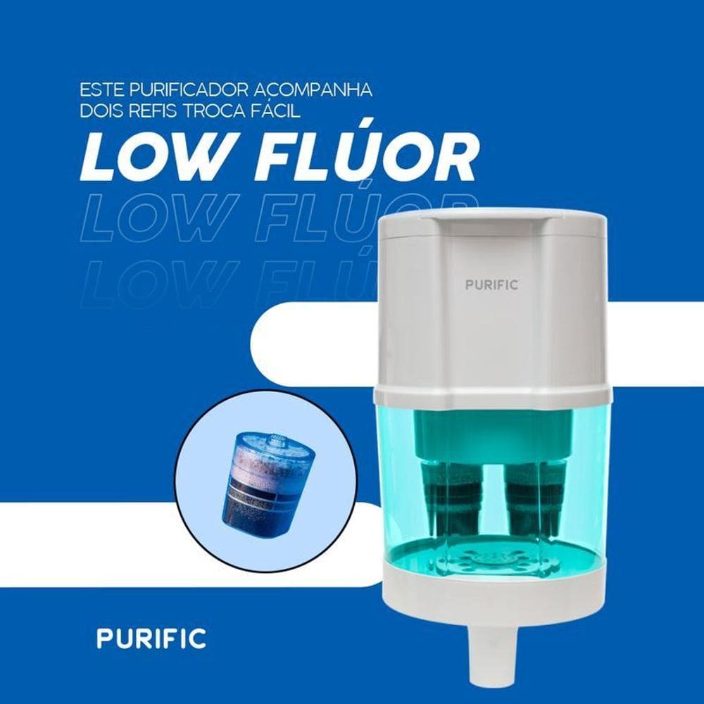 Purific 20 Verde Para Bebedouro Refil Low Flúor