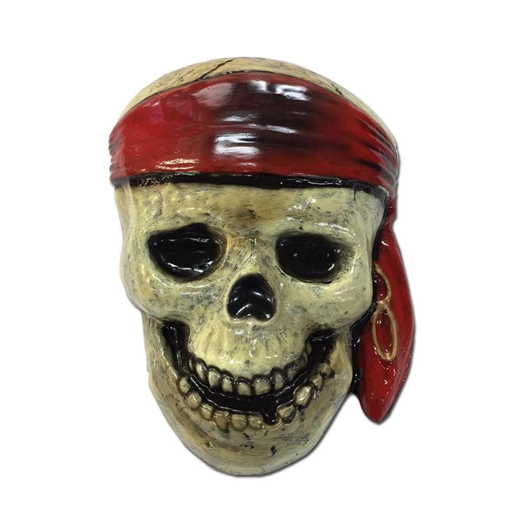 Cranio Pirata Com Bandana Para Pendurar 38Cm Halloween