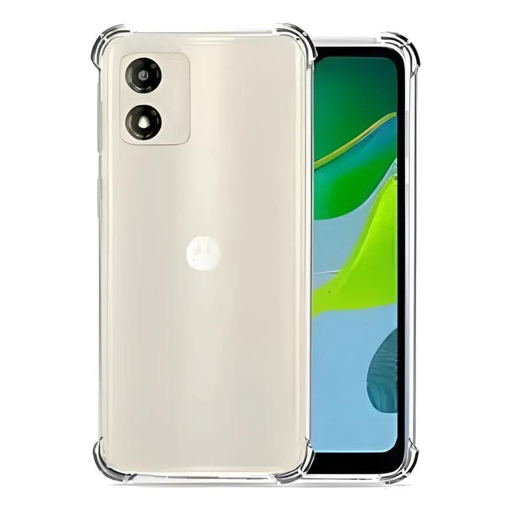 Capa Capinha Anti Impacto Para Moto E13 + Pelícu Transparent