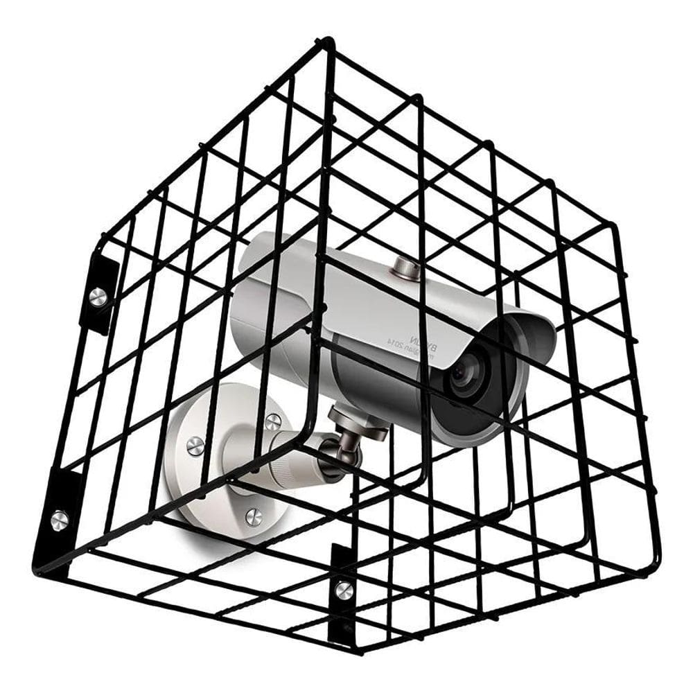 Grade Proteção Gaiola Para Câmera De Segurança Aramada